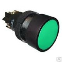 Кнопка SВ-7 "Пуск" зеленая 1з+1р d22мм/240В IEK BBT40-SB7-K06