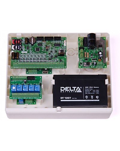 Корпус пластиковый для объектового оборудования компании Ритм Ritm Корпус Контакт под АКБ 7Ач в Северске GSM мониторинг Ritm Pintop.ru