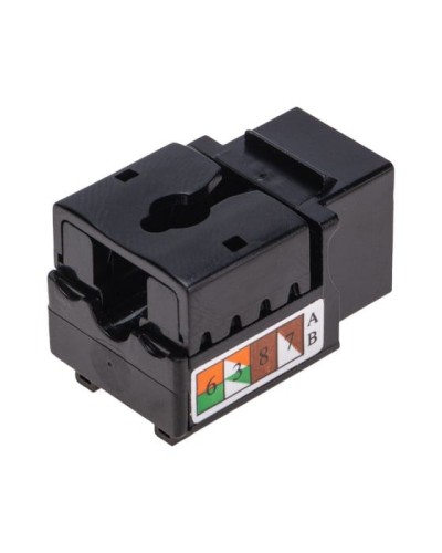 Модуль Keystone Jack RJ-45(8P8C), UTP неэкранированный, CAT 6, тип 90 градусов, черный REXANT PRO 02-0255 в Северске Модули Keystone Pintop.ru