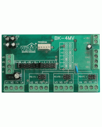 Плата печатнаяв сборе Vizit ЗИП БК-4МVE в Северске Аксессуары для многоабонентных систем Pintop.ru
