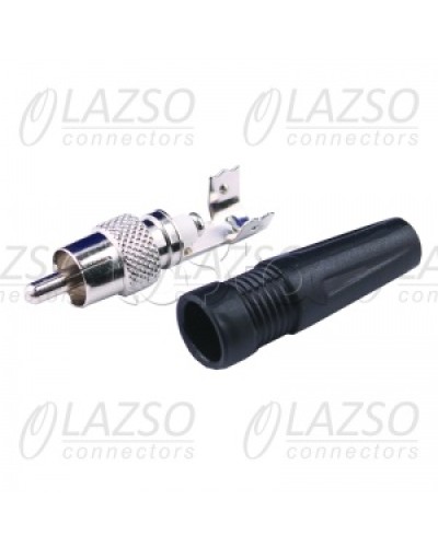 Разъем штекер RCA под винт LAZSO (APR012) в Северске Коннекторы Pintop.ru