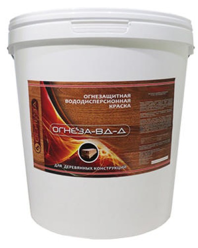 Краска огнезащитная водно-дисперсионнаявспучивающаясядля дерева Огнеза марки«ОГНЕЗА-ВД-Д» , ведро 25 кг., цвет белый в Северске Огнезащитные краски Pintop.ru