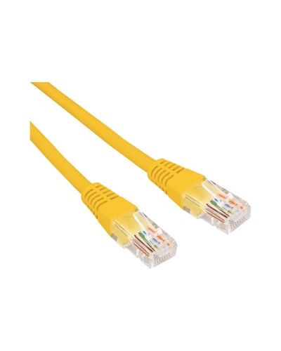 Патч-корд U/UTP, CAT 6, RJ45-RJ45, 26AWG, LSZH, желтый, 0,3м REXANT 02-0295-03 в Северске Патчкорды (медные) Pintop.ru
