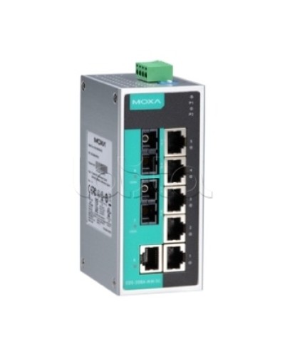 Коммутатор неуправляемый промышленный 8-портовый Moxa EDS-208A-SS-SC в Северске Коммутаторы Pintop.ru