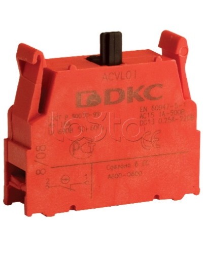 Блок контактный с клеммными зажимами (нормально-разомкнутый) DKC ACVL02 в Северске Клеммные колодки Pintop.ru