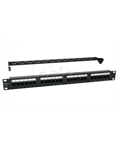 Патч-панель 19, 1U, 24xRJ45 Cabeus PL-24-Cat.6-Dual IDC в Северске Патч панель Pintop.ru