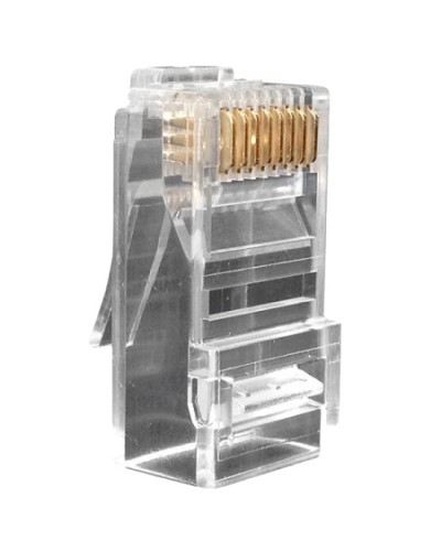 Разъем RJ-45 Hyperline PLUG-8P8C-UV-C6-100 в Северске Коннекторы и разъемы Pintop.ru