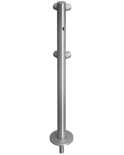 Стойкаограждения съемная L-образная Oxgard ВЗР 1996Р.21-05 в Северске Ограждения Pintop.ru