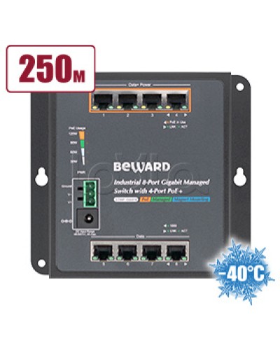Коммутатор с PoE Beward STWP-08HP4 в Северске Коммутаторы Pintop.ru
