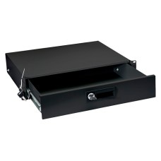 Ящик для документов 2U, глубиной 360 мм (черный) Cabeus DRW-2U-BK