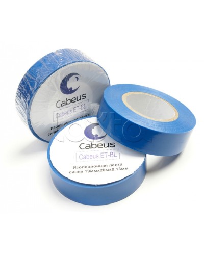 Лента изоляционная (синяя) Cabeus ET-BL в Северске Аксессуары для кабель-канала Pintop.ru