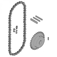 Передающая система (цепь и звездочки) C005 Came 119RICX016