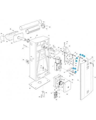 Пружина G4000/G6000 Came 119RIG082 в Северске Запчасти для шлагбаумов и автоматики Pintop.ru