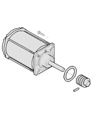 Электродвигатель G12000 в сборе Came 119RIG101 в Северске Запчасти для шлагбаумов и автоматики Pintop.ru