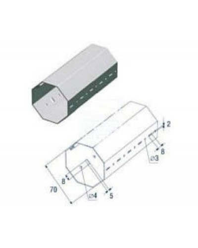 Выходной фланец G12000 Came 119RIG112 в Северске Запчасти для шлагбаумов и автоматики Pintop.ru