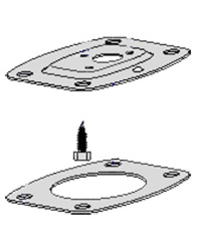 Монтажное основание стойки с анкерами DIR-L DIR-LNCame 119RIR146 в Северске Запчасти для шлагбаумов и автоматики Pintop.ru
