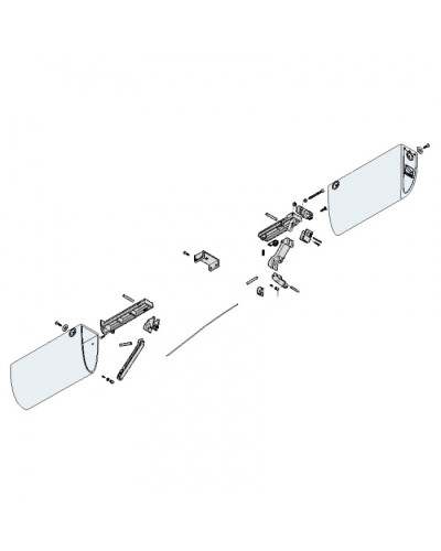 Заглушки боковые профиля безопасности DF Came 119RIR225 в Северске Запчасти для шлагбаумов и автоматики Pintop.ru