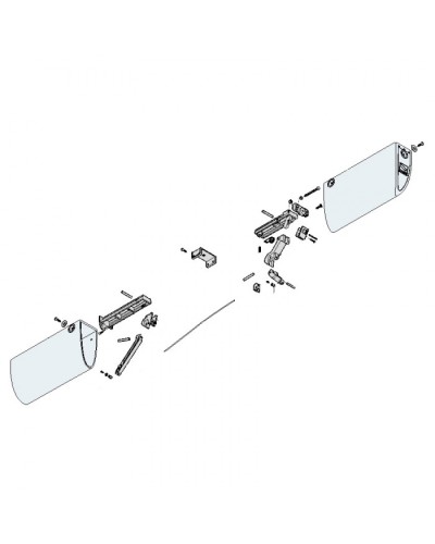 Механизм нижний профиля DF Came 119RIR228 в Северске Запчасти для шлагбаумов и автоматики Pintop.ru