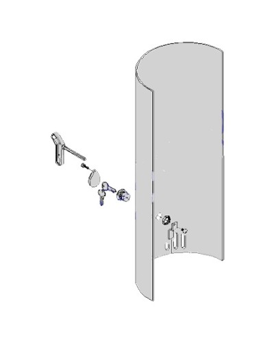 Крышка с замком разблокировки CAT-X Came 119RIX012 в Северске Запчасти для шлагбаумов и автоматики Pintop.ru