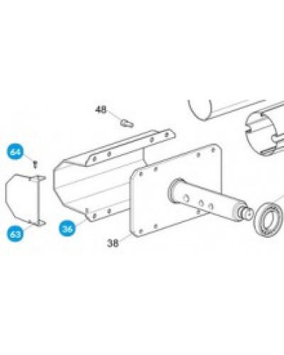 Основание блока управления ZL37 Came 319149 в Северске Запчасти для шлагбаумов и автоматики Pintop.ru