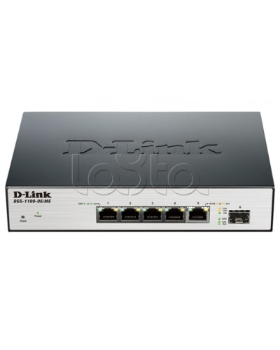 Коммутатор 6-портовый D-Link DGS-1100-06/ME/A1B в Северске Коммутаторы Pintop.ru