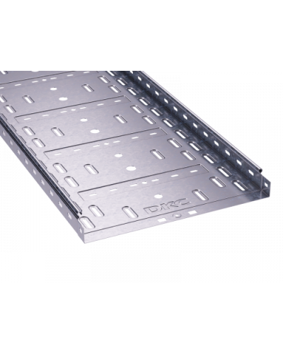 Лоток перфорированный 400х50 L3000, горячеоцинкованный DKC 35266HDZ в Северске Кабельные лотки Pintop.ru