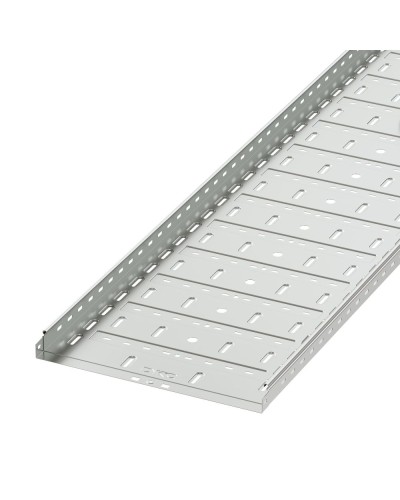 Лоток перфорированный 500х50 L3000, горячеоцинкованный DKC 35267HDZ в Северске Кабельные лотки Pintop.ru