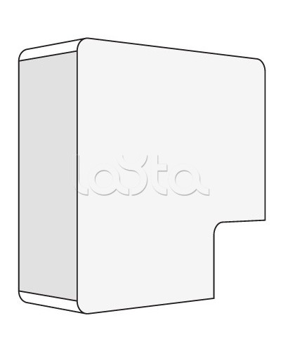 Угол плоский для миниканалов TMC AMP 15x17 DKC 00414 в Северске Аксессуары для кабель-канала Pintop.ru