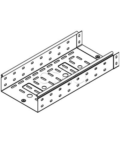 Лоток перфорированный 400х50 L3000 DKC 35266 в Северске Кабельные лотки Pintop.ru