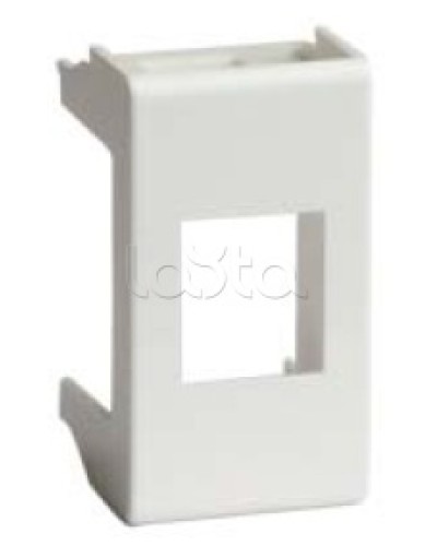 Адаптер для информационных разъемов SIEMON, «Viva», 1 мод., белый DKC 45008 в Северске Аксессуары для стоек и шкафов Pintop.ru