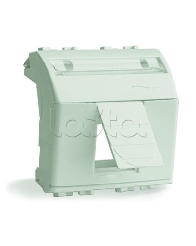 Адаптер для информационных разъемов Keystone, белый, 2 мод DKC 76613B в Северске Аксессуары для кабель-канала Pintop.ru