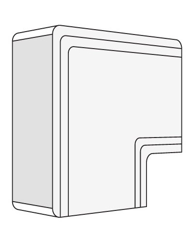 Угол плоский NPAN 60x40 мм DKC 01739 в Северске Аксессуары для кабель-канала Pintop.ru
