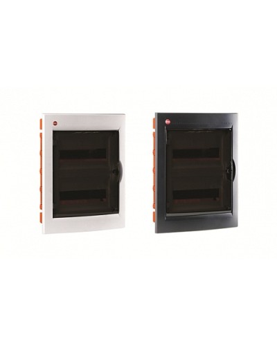 Щиток встраиваемый 24 мод.,IP 41 , черный DKC 82524 в Северске Аксессуары для стоек и шкафов Pintop.ru