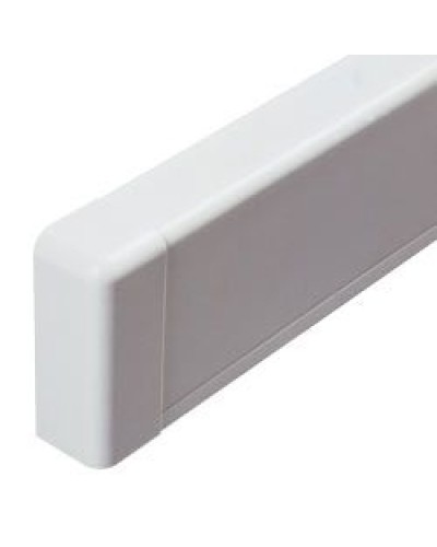 Заглушка для плинтусного короба 100х40 мм белый DKC AIR10045 в Северске Аксессуары для стоек и шкафов Pintop.ru