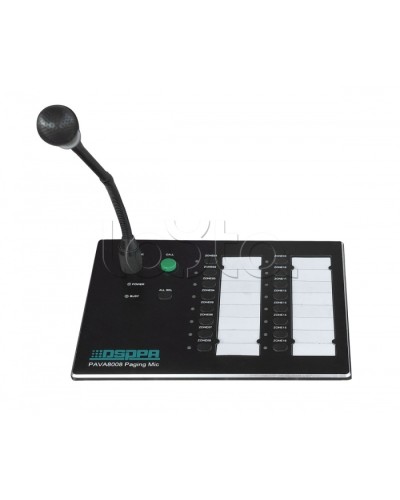 Консоль микрофонная DSPPA PAVA-8008 в Северске Система оповещения и трансляции Dsppa Pintop.ru