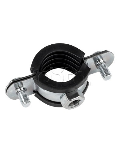 Хомут стальной 3/8 (15-19 мм), с уплотнителем EKF (hsu1038) в Северске Стяжки-хомуты Pintop.ru