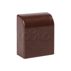 Заглушка (20х10) (4 шт) темное дерево EKF-Plast (ecd-20-10x4)