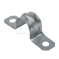 Скоба металлическая двухлапковая d16-17 мм (100 шт) EKF PROxima (sm-2-16-17)