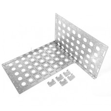 Комплект боковых монтажных панелей 19" (В400xГ210) Elbox EU-400.210