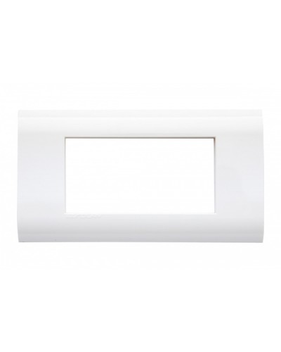 Рамка для модулей 22,5x45,0 мм 4 модуля, белая Eurolan (16M-00-04WT) в Северске Комбинированные настенные розетки Pintop.ru