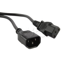 Кабель питания монитор-компьютер Hyperline PWC-IEC13-IEC14-10-BK