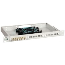 ITK 1U кросс укомплектованный: LC (duplex) 24шт;(OM4) (FOBX24-1U-24LCUD04)