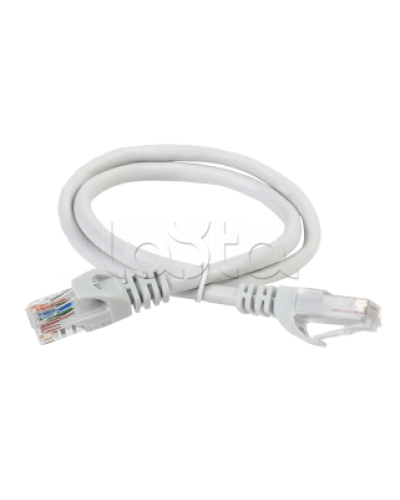 ITK Коммутационный шнур (патч-корд) кат.6 UTP 3м серый (PC01-C6U-3M) в Северске Патчкорды (медные) Pintop.ru