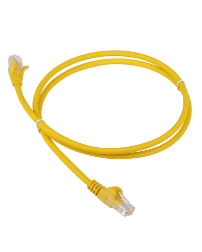Патч-корд LANMASTER LSZH UTP кат.5e, 0.3 м, желтый LANMASTER LAN-PC45/U5E-0.3-YL в Северске Патчкорды (медные) Pintop.ru