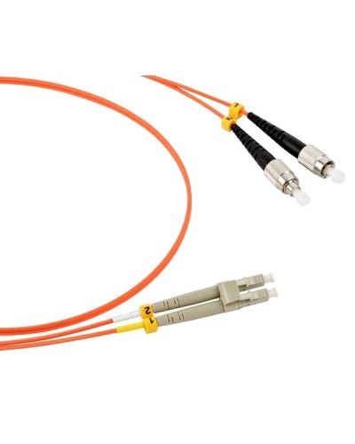 Патч-корд оптический LSZH, дуплексный, LC/PC-FC/PC, MM 50/125, 1.0м LANMASTER LAN-2LC-2FC/OM2-1.0 в Северске Патч-корды и пигтейлы Pintop.ru