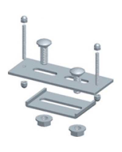Основа фиксатора кабеля, алюминий LANMASTER LAN-MT-FBA в Северске Аксессуары для лотков Pintop.ru
