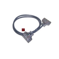 Патч-корд 110 тип - 110 тип, 1 пара, категория 6, 2 м, серый LANMASTER LAN-P4-P4-2.0/6