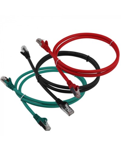 Патч-корд LSZH FTP кат.6, 15 м, синий LANMASTER LAN-PC45/S6-15-BL в Северске Патч-корды и пигтейлы Pintop.ru