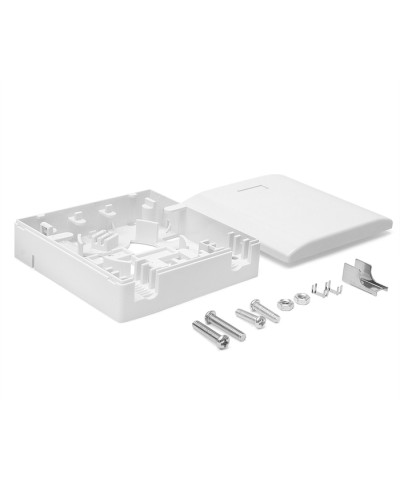 Коробка настенная на 1 адаптер SC LANMASTER LAN-SBF1-WH в Северске Патч-панели Pintop.ru