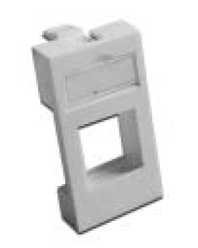 Вставка 22.5x45 без шторок для Кейстоуна LANMASTER LAN-SIP-22R-WH в Северске Коммутационные изделия Pintop.ru